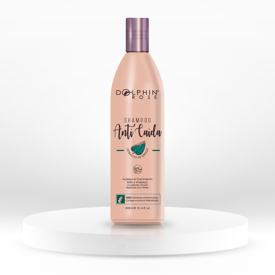 SHAMPOO TRATAMIENTO ANTI CAIDA 300 ML - DOLPHIN ROSE