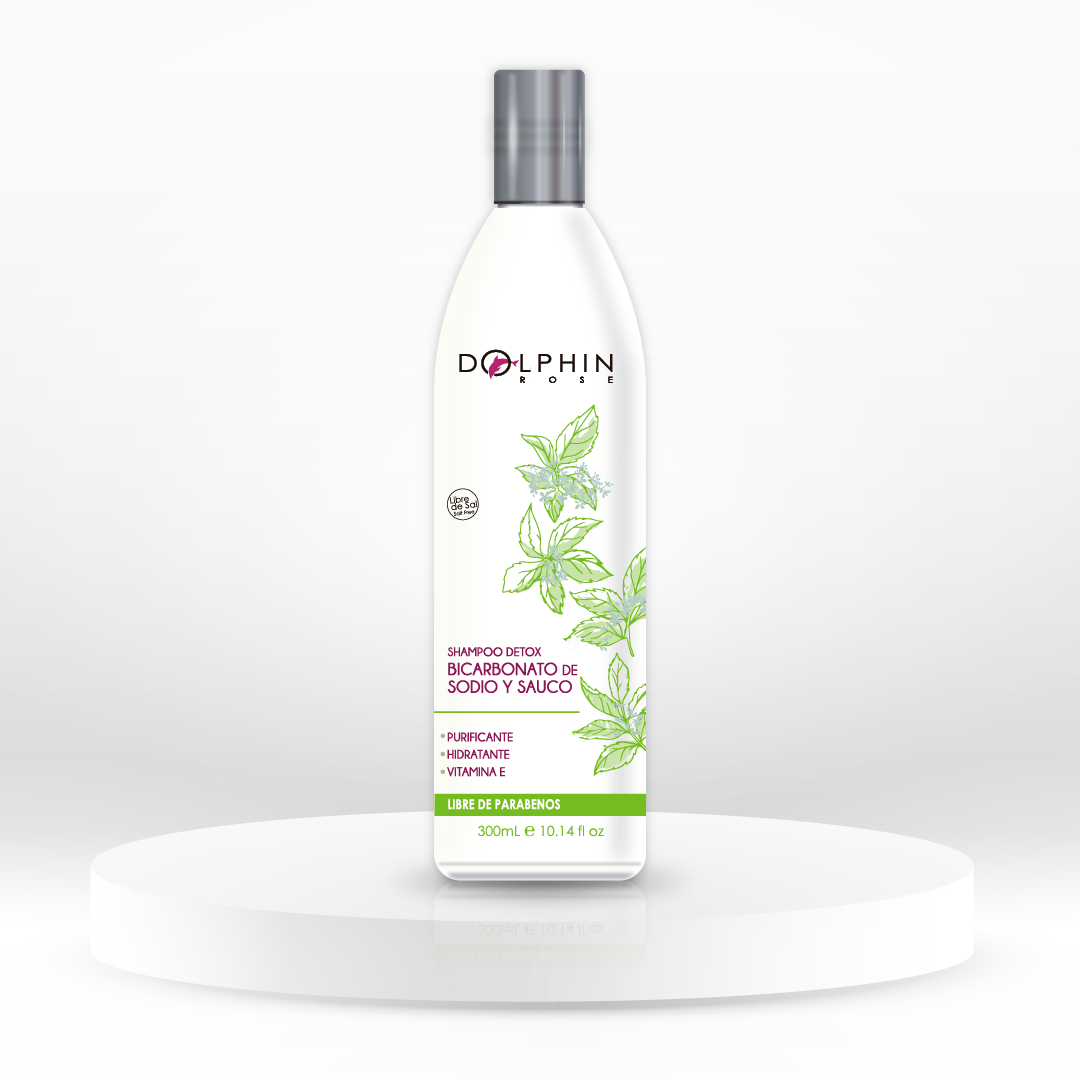 SHAMPOO DETOX BICARBONATO Y SAUCO - DOLPHIN ROSE