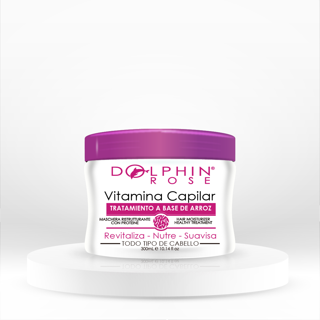 MASCARILLA PROTEÍNA DE ARROZ X 300 - DOLPHIN ROSE