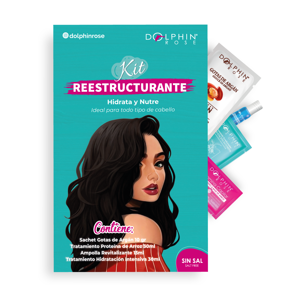 KIT REESTRUCTURANTE X30ML EN SOBRES - DOLPHIN ROSE