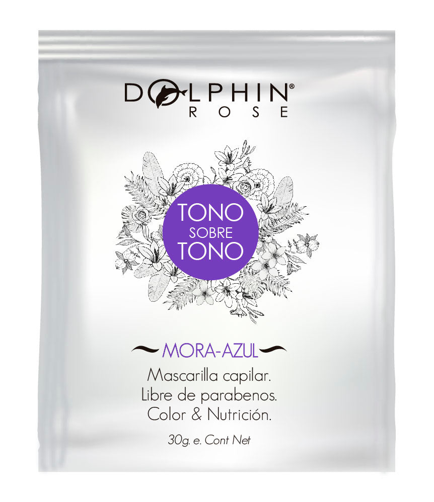 TONO SOBRE TONO X 30 GR MORA- AZUL - DOLPHIN ROSE