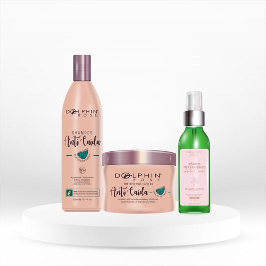 KIT TRATAMIENTO ANTICAIDA - DOLPHIN ROSE