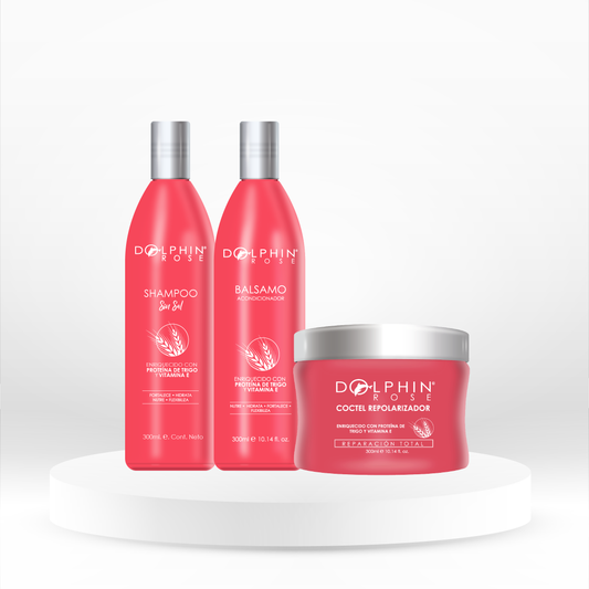 KIT COCTEL REPOLARIZADOR 300ML - DOLPHIN ROSE