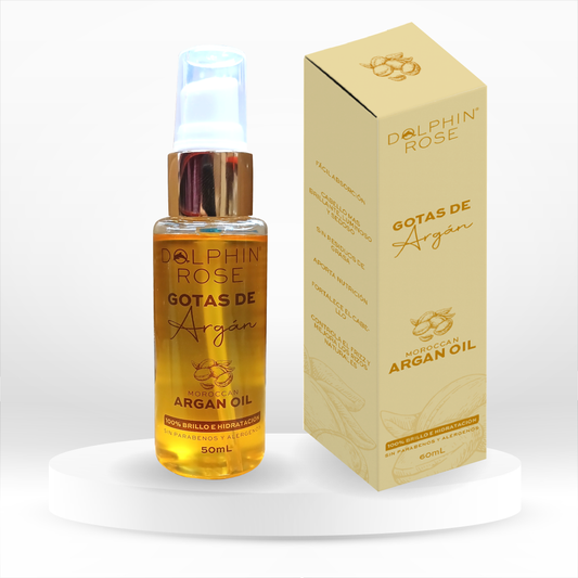 SILICONA GOTAS DE ARGAN 50 ML - DOLPHIN ROSE