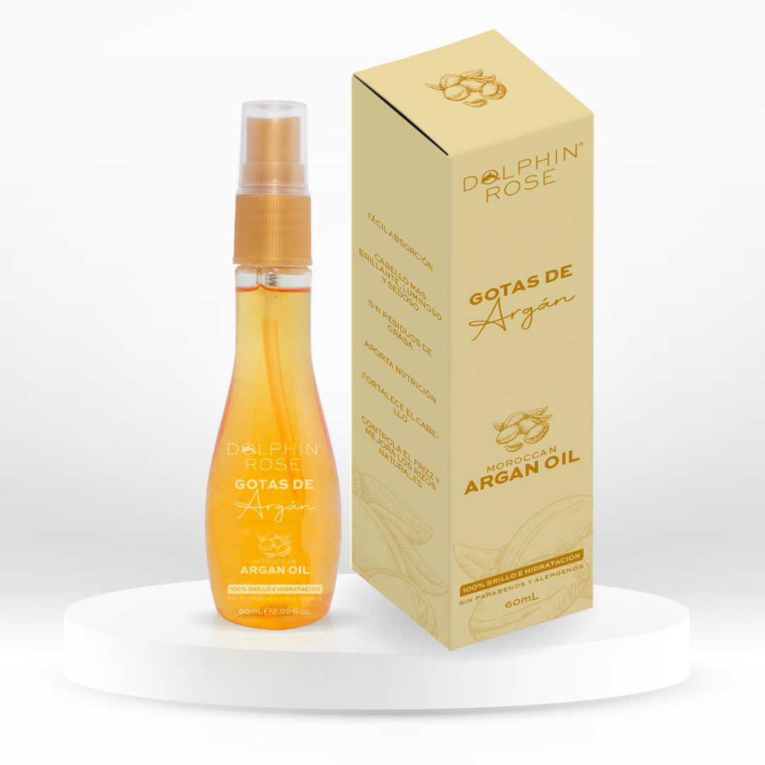 SILICONA GOTAS DE ARGAN 60 ML - DOLPHIN ROSE